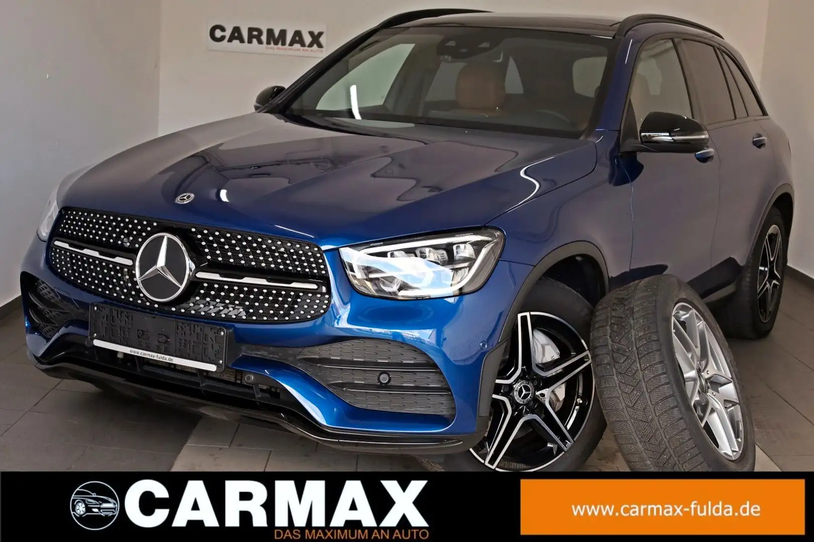 Mercedes-Benz GLC 300 4M AMG Line Leder,Navi,LED,Panorama,AHK Bleu - 1