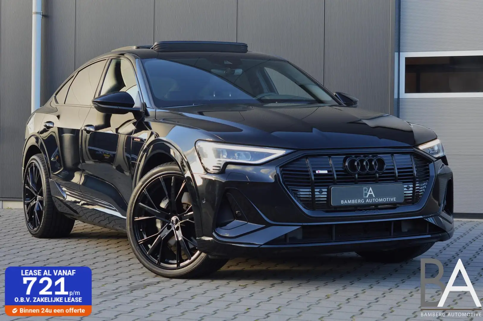 Audi e-tron Sportback 55 quattro S edition 95 kWh Noir - 1
