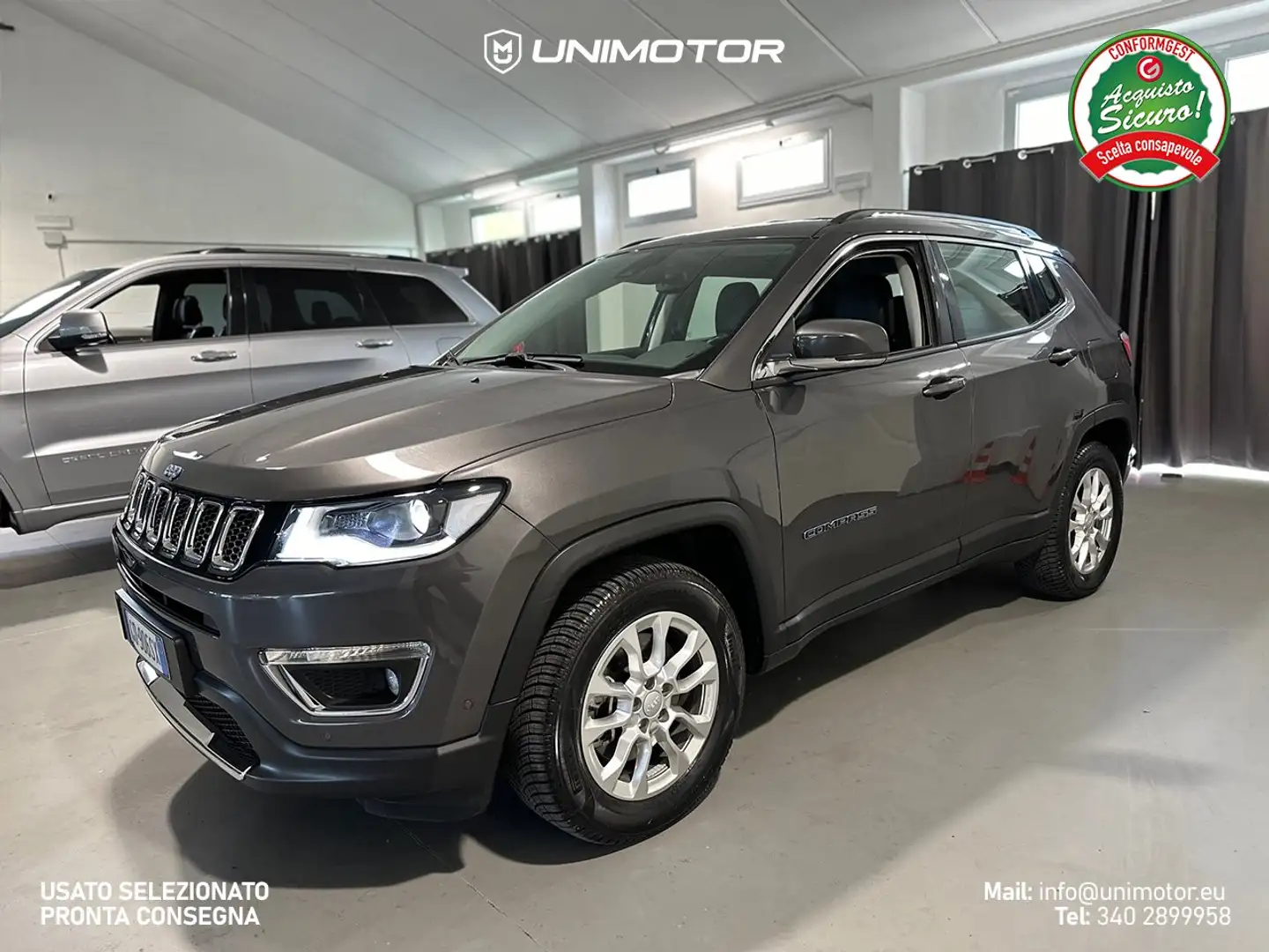 Jeep Compass 4XE Limited 1.3 Turbo T4 190cv PHEV AT6 Grigio - 2