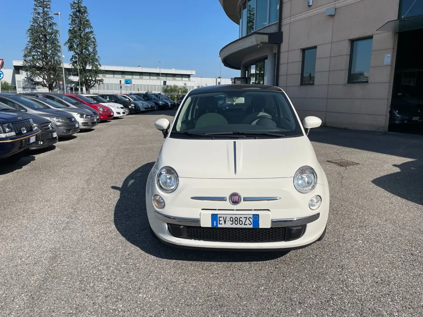 Fiat 500 1.2 Lounge 69cv E6 OK NEOPATENTATI CLIMA SERVO Weiß - 2