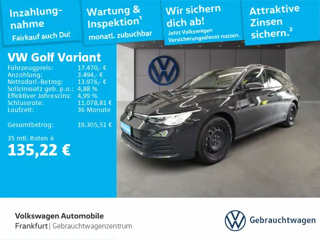 Volkswagen Golf VIII Variant 2.0 TDI DSG LIFE LED APP