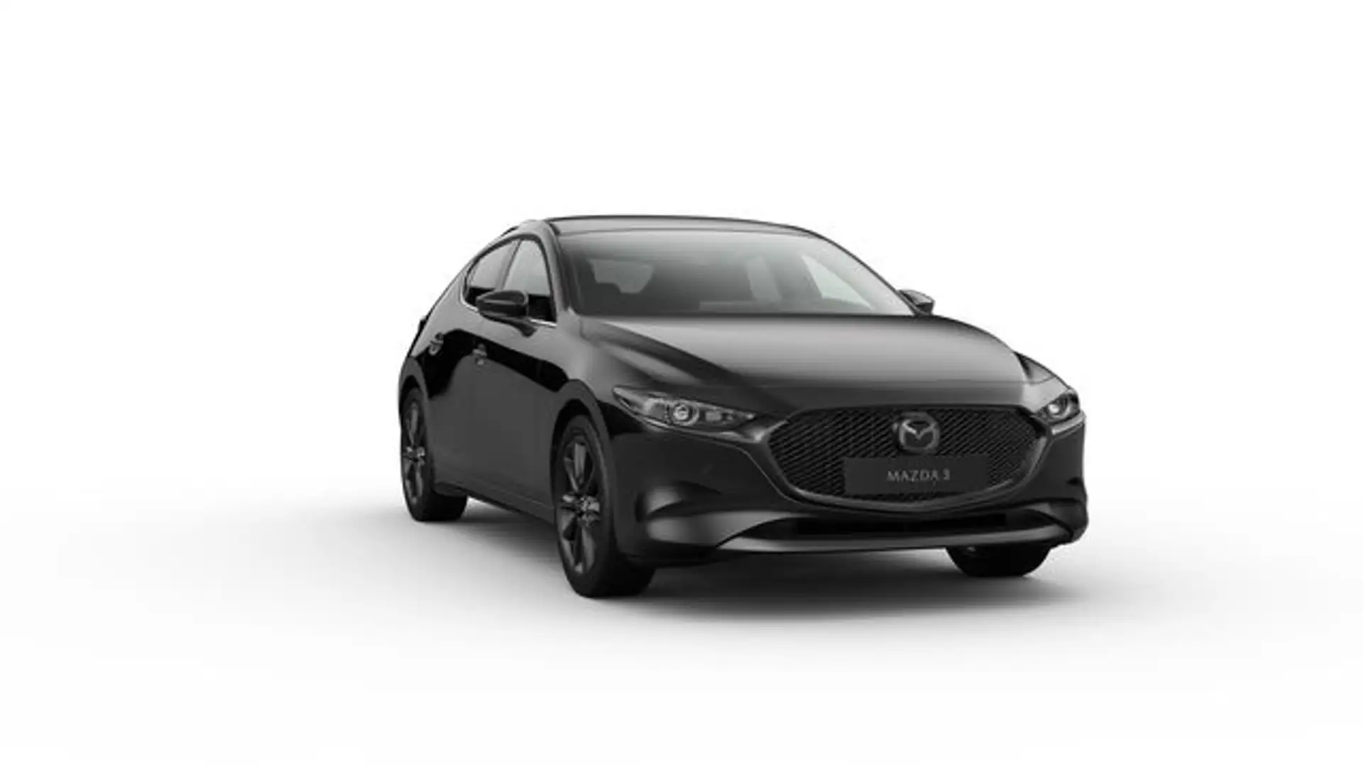 Mazda 3 Mazda 3 e-Skyactiv-G140 Exclusive-Line Aut. Zwart - 1