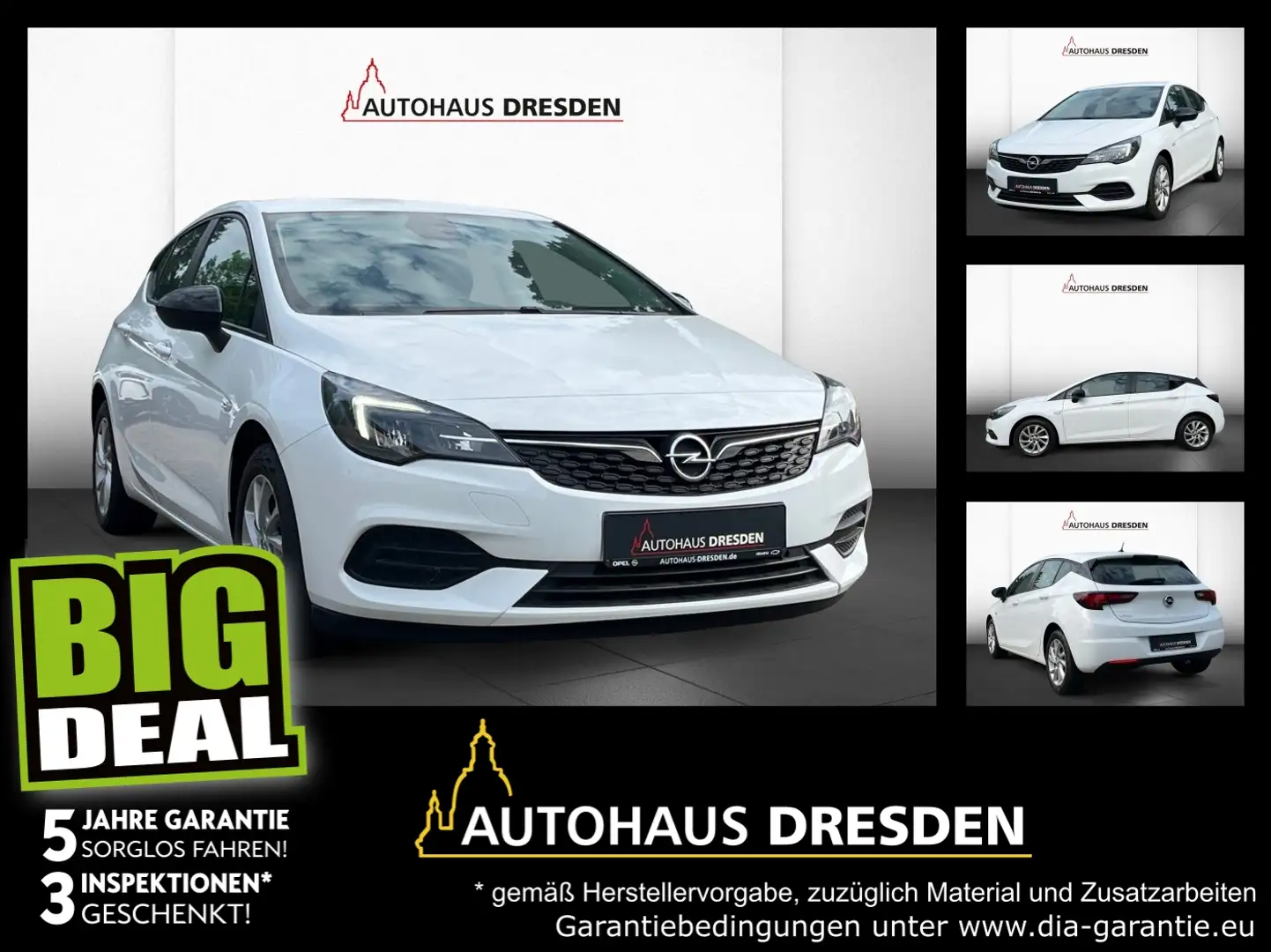 Opel Astra K 1.2 Turbo *LED*DAB*SHZ*PDC* Weiß - 1
