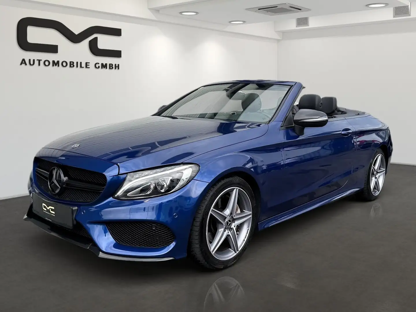 Mercedes-Benz C 220 Cabrio AMG-Line/Sitzheizung/Ambiente/Park-Assist Blau - 1