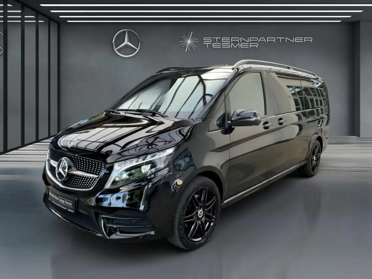 Mercedes-Benz V 300 d 4M AVANTGARDE ED., XL - AMG! LUXUSSITZE! Negro - 1
