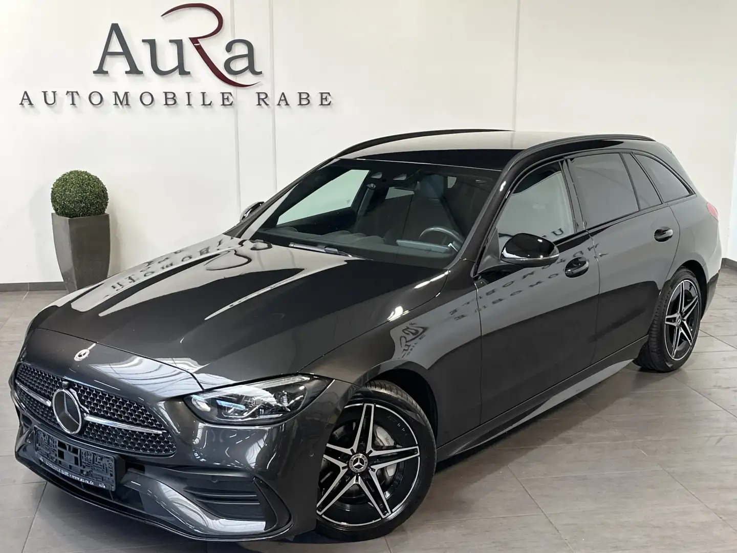 Mercedes-Benz C 300 T AMG-Line NAV+LED+NIGHT+KEYLESS+DISTRONIC Gris - 2
