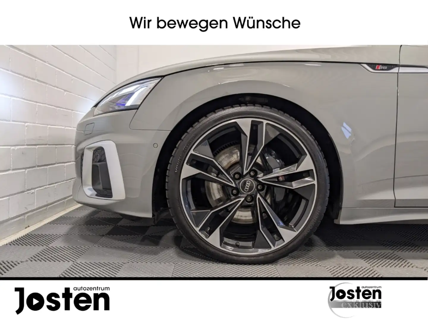 Audi S5 Cabriolet 3.0 TFSI qu. MATRX KAM CarPlay DAB Gris - 2