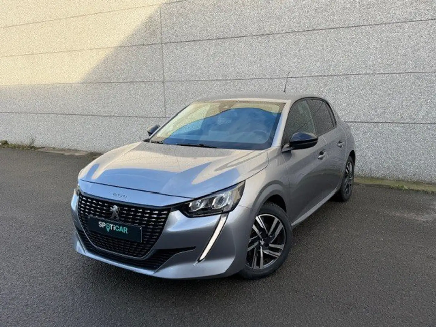 Peugeot 208 *AUTO AC*CARPLAY* 1.2 BENZ 100 PK ALLURE Gris - 1