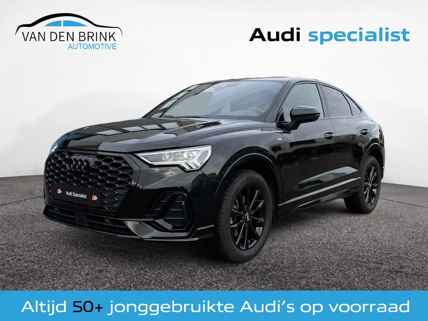 Audi Q3 Sportback 35 TFSI S-Line Black Ed. Pano Sfeerverli Noir - 2