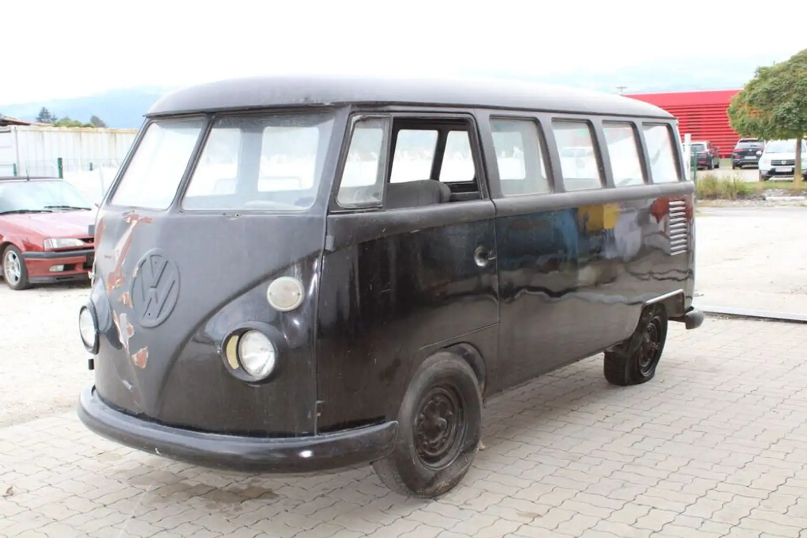 Volkswagen T2 T1 Fensterbus Schwarz - 1