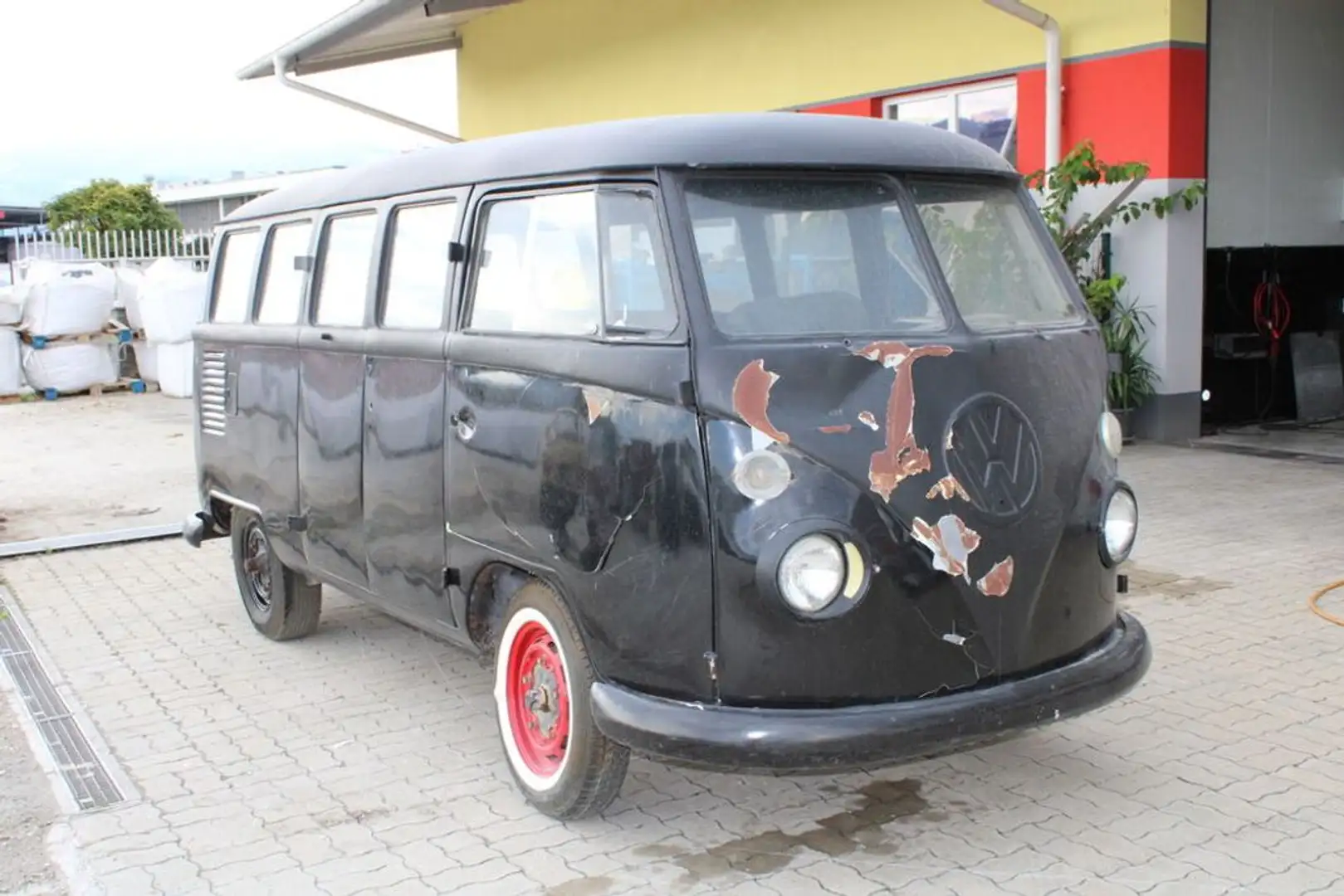 Volkswagen T2 T1 Fensterbus Fekete - 2