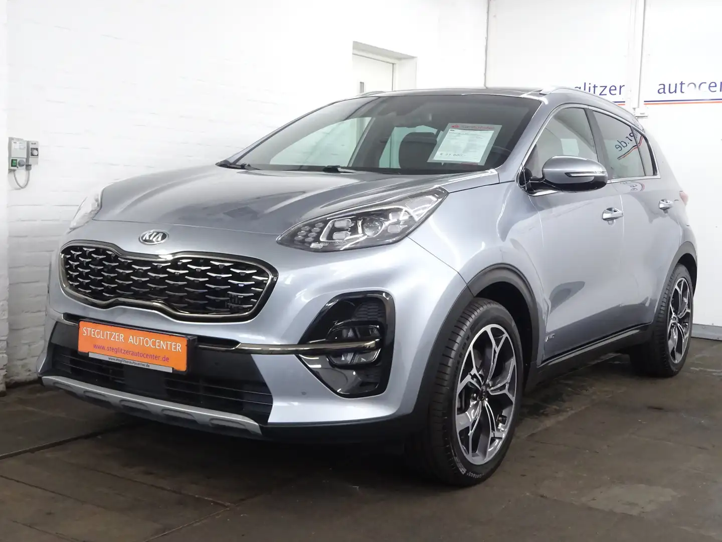 Kia Sportage 1.6 TGDI GT-Line 4WD DCT ACC/AHK/Pano/360°/LED Zilver - 1