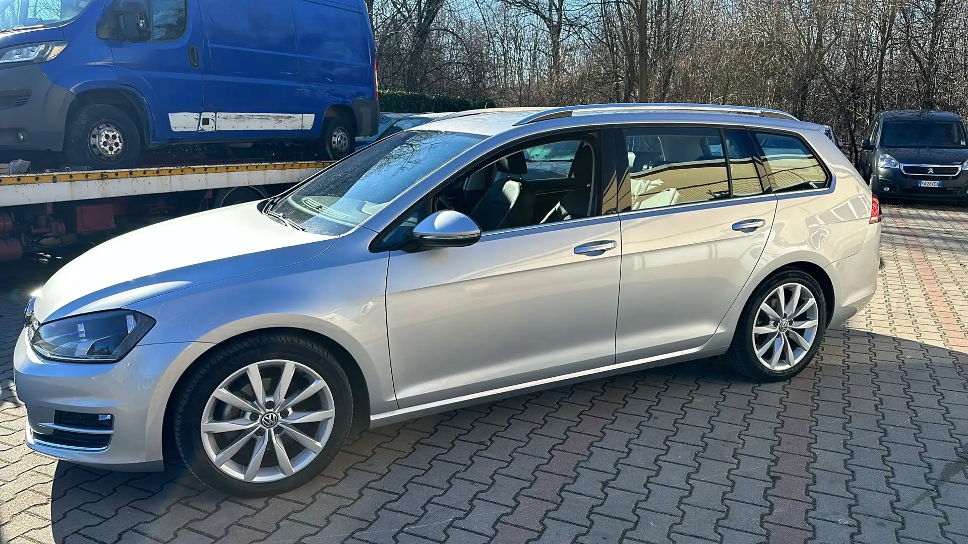 Volkswagen Golf Variant 2.0 tdi Highline Executive 150cv dsg E6 Gris - 2