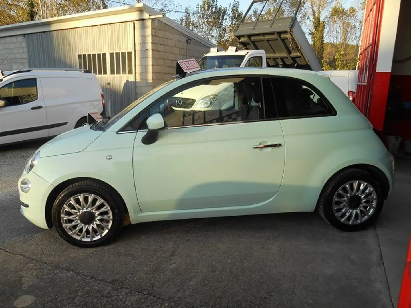 Fiat 500 500 1.2 Lounge 69cv X NEOPATENTATI EURO 6B Groen - 2