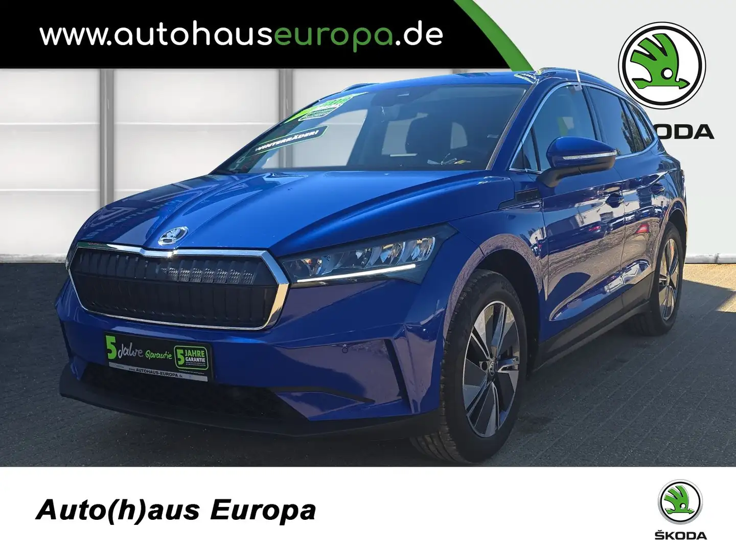 Skoda Enyaq 85 Loft ACC Navi Kam LHZ SHZ Totwinkel-Ass. PDC LE Blau - 1
