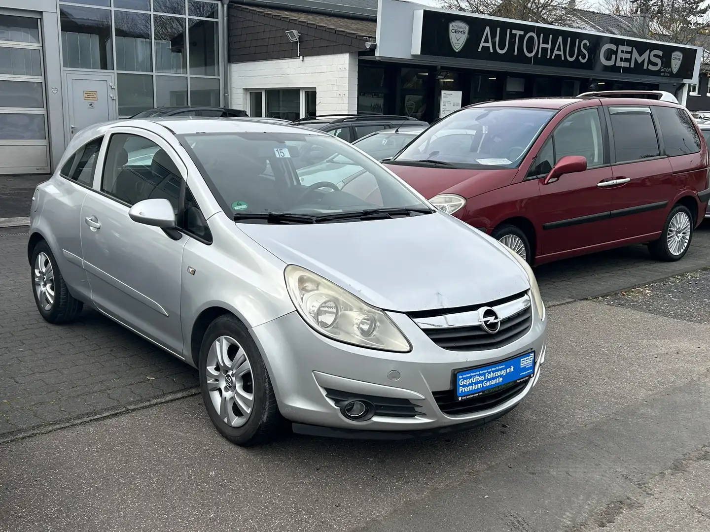 Opel Corsa CATCH ME I.Hand Klima el. Fensterheber Silber - 1