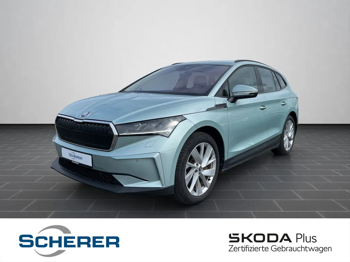 Skoda Enyaq iV 60 Loft 20" NAVI RFK SHZv+h WÄRMEPUMPE Silber - 1