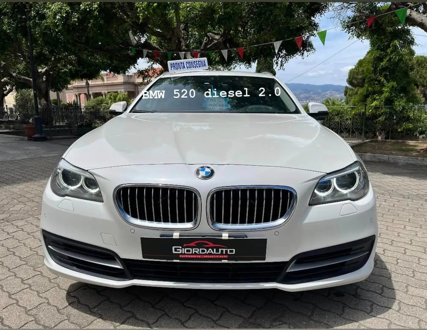 BMW 520 BMW 520 520d Touring xdrive-Luxury190cvTDI Bianco - 2