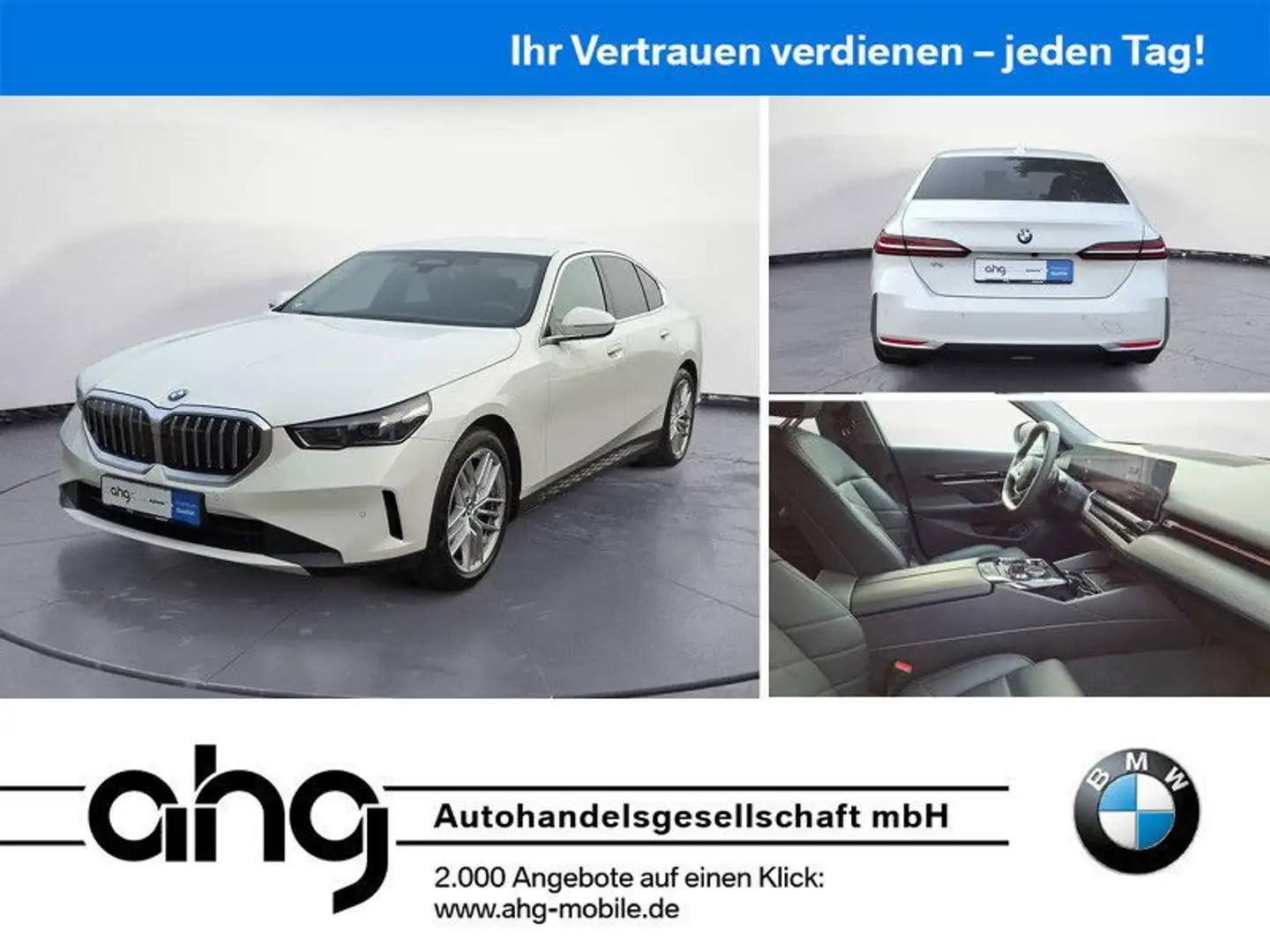 BMW 540 d xDrive Driving Professional Komfort Sitze I Weiß - 1