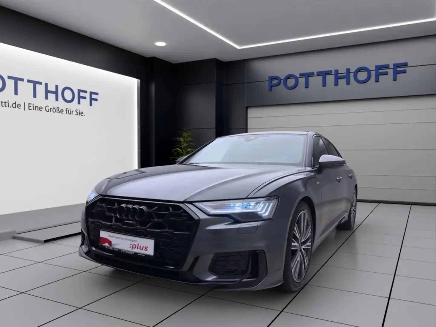 Audi A6 45 TFSI S LINE PANO HD-MATRIX NAVI+ Grau - 1