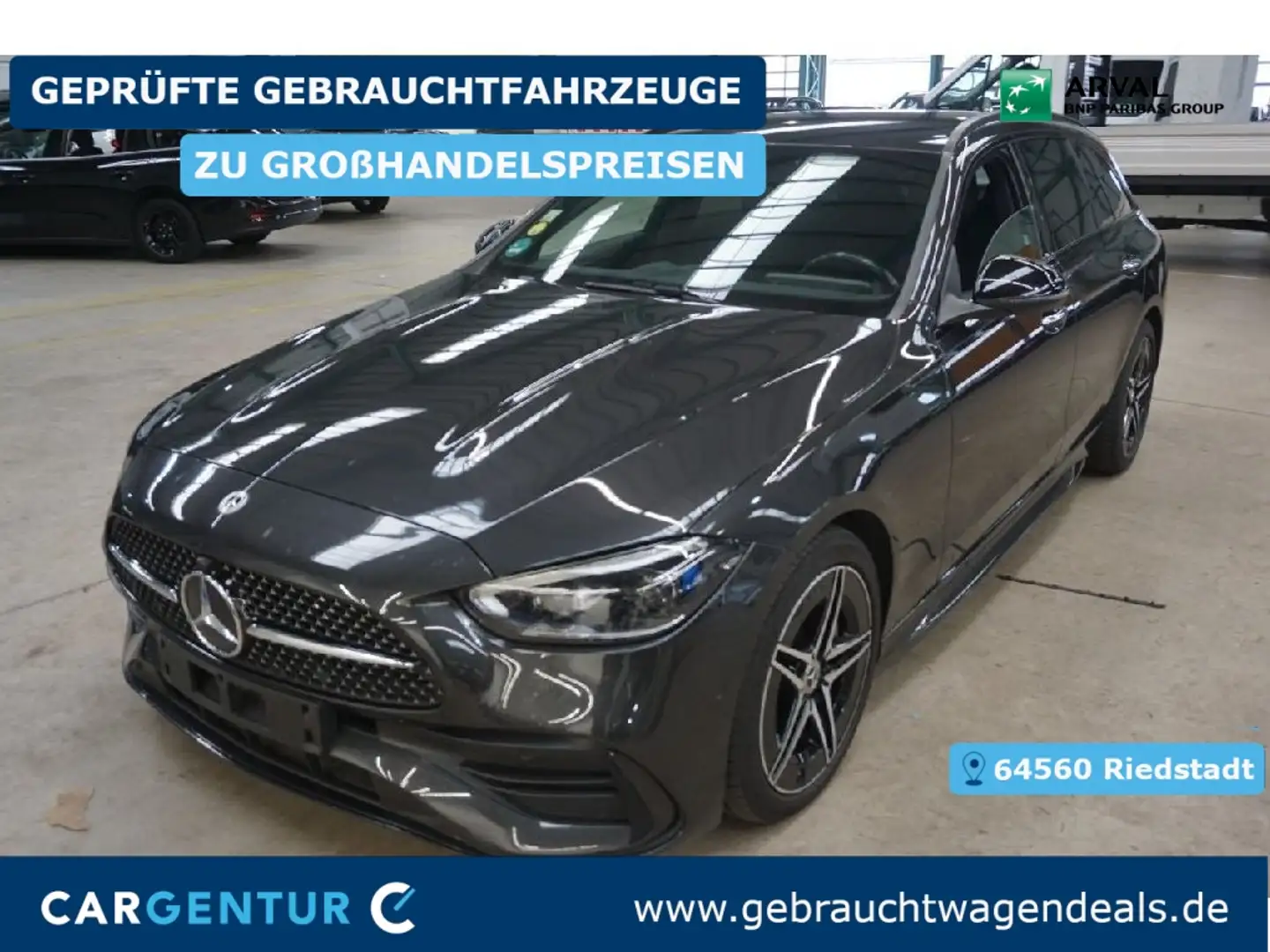 Mercedes-Benz C 300 d T AMG Line AHK SpoSi El.Heckkl. Key LED Grün - 1