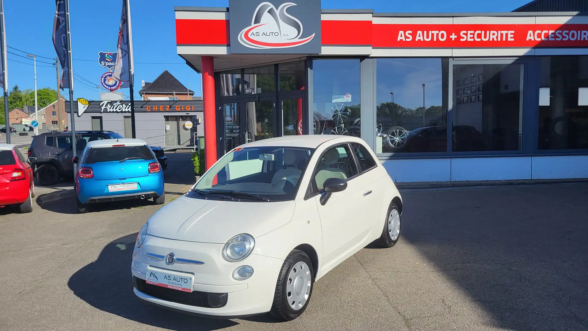 Fiat 500 3P 1.2i 70cv Weiß - 1