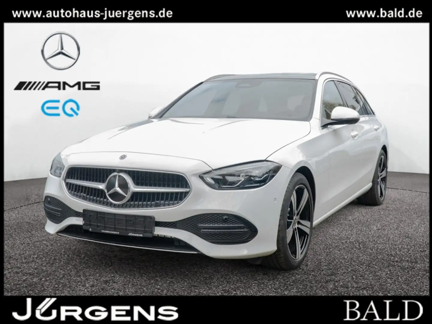 Mercedes-Benz C 180 T Avantgarde/LED/360/Pano/AHK/Totw/Distr Weiß - 1