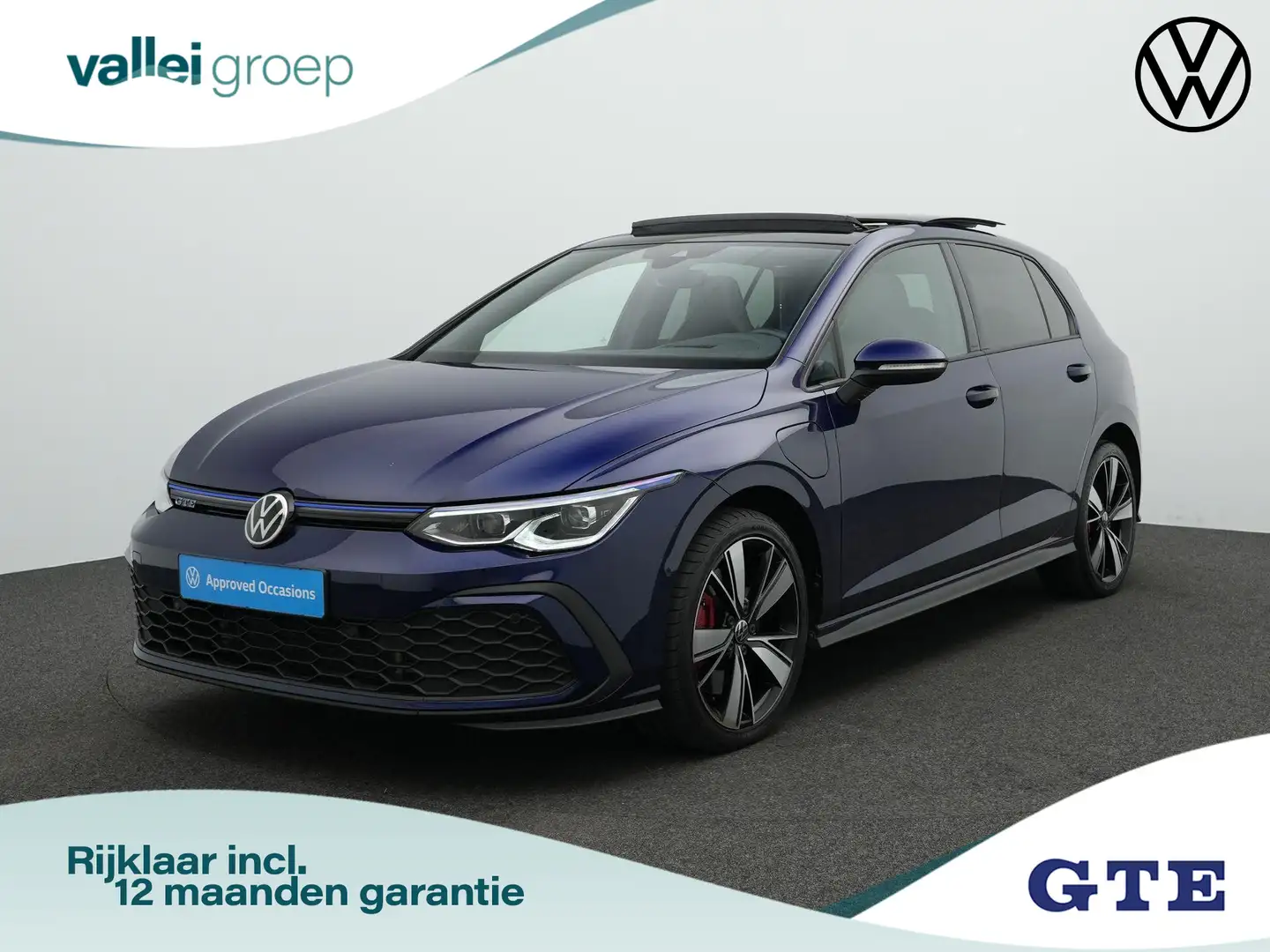 Volkswagen Golf 1.4 eHybrid 245 pk DSG GTE | Panoramadak | Trekhaa Bleu - 1