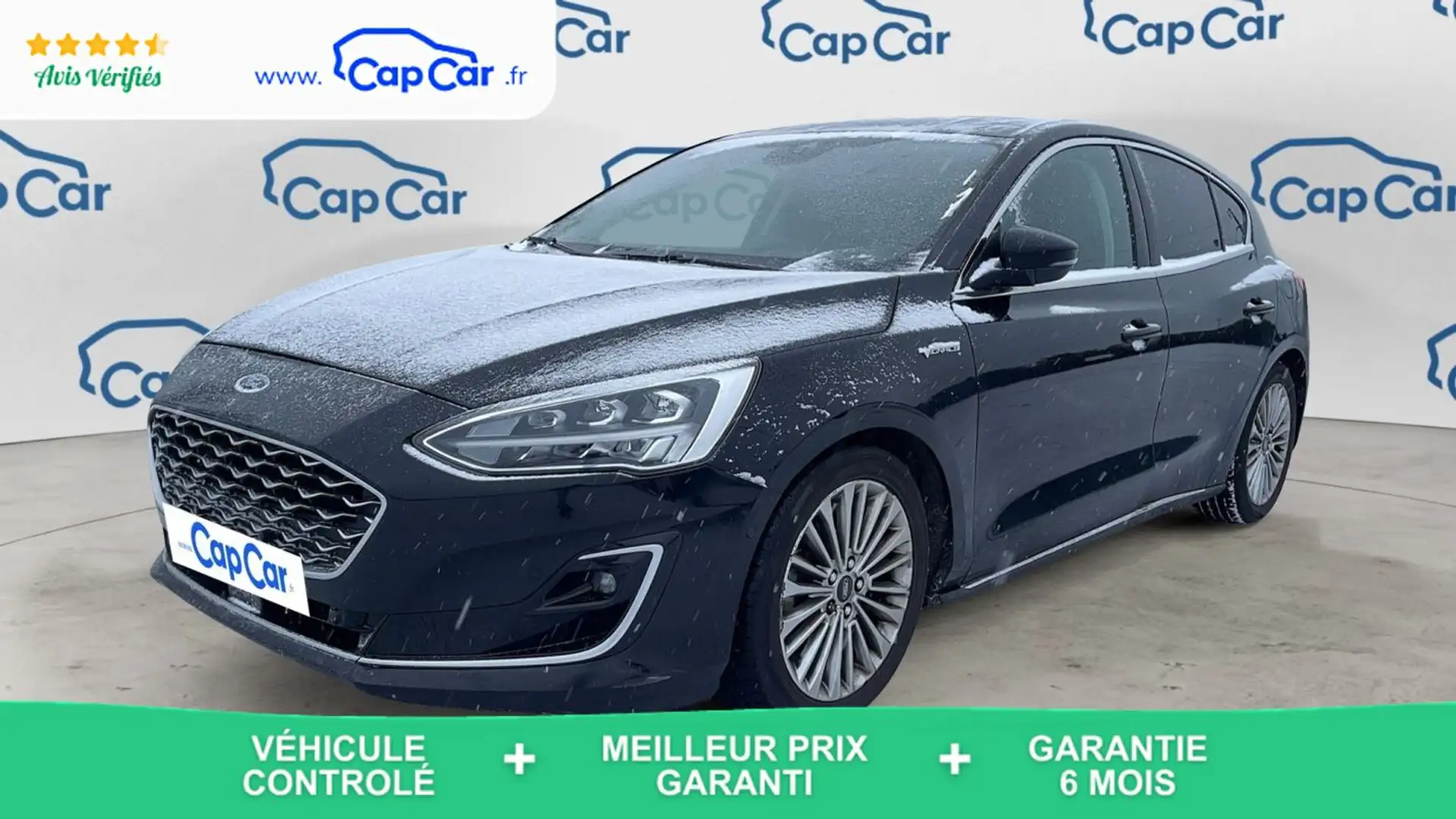 Ford Focus 1.5 Ecoblue 120 Vignale - Automatique Noir - 1