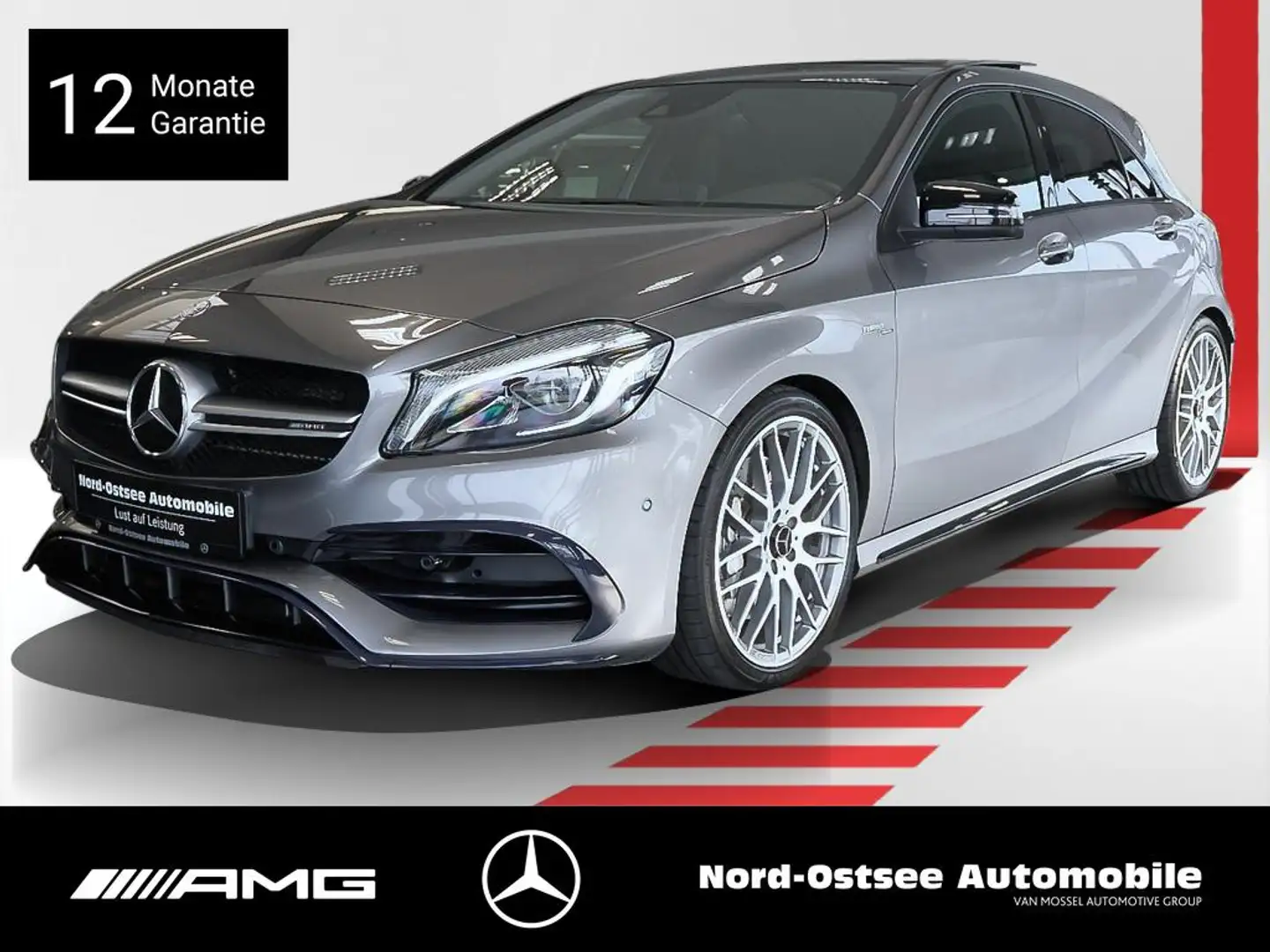 Mercedes-Benz A 45 AMG AMG A 45 4M NIGHT PANO HARMAN-KARDON LED KAMERA Gris - 1