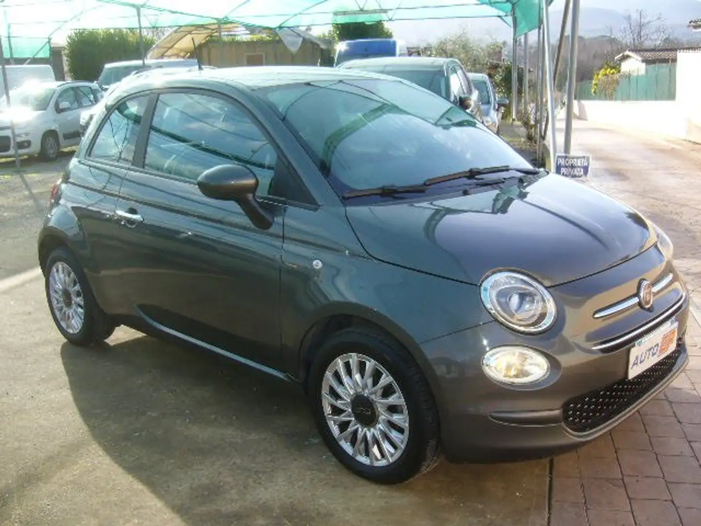 Fiat 500 lounge--ibrido Gris - 1