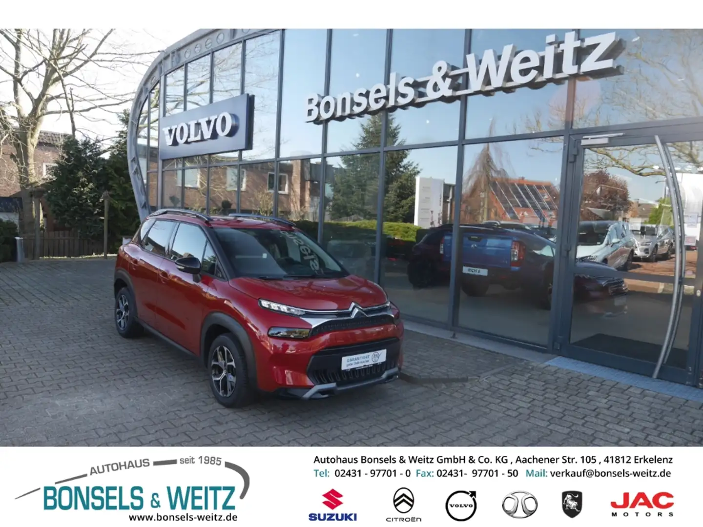 Citroen C3 Aircross 1.2 PT 110 S&S PLUS Navi Apple CarPlay Android Aut Rot - 1