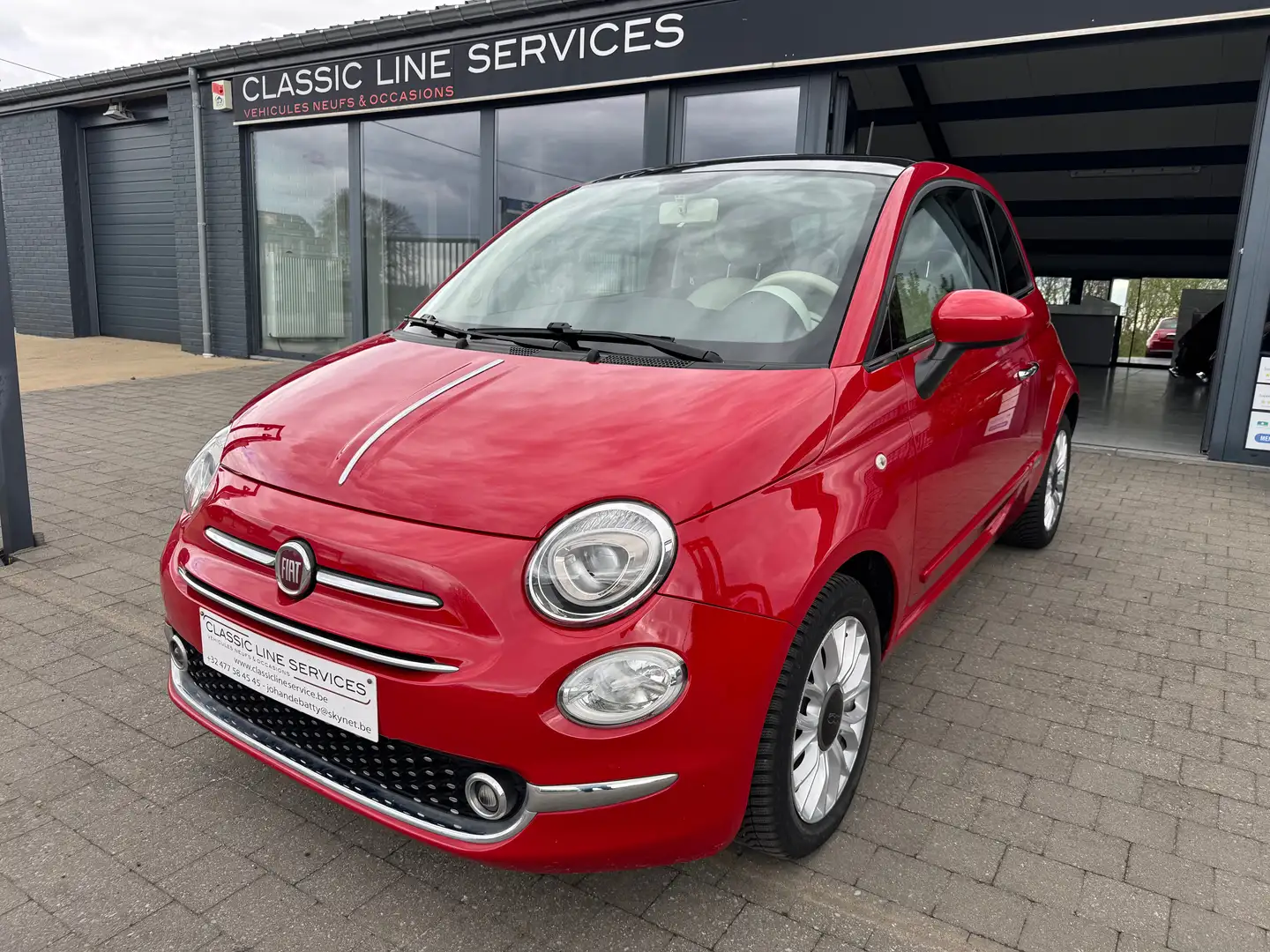 Fiat 500 1.2i Lounge (EU6d-TEMP) Rojo - 1