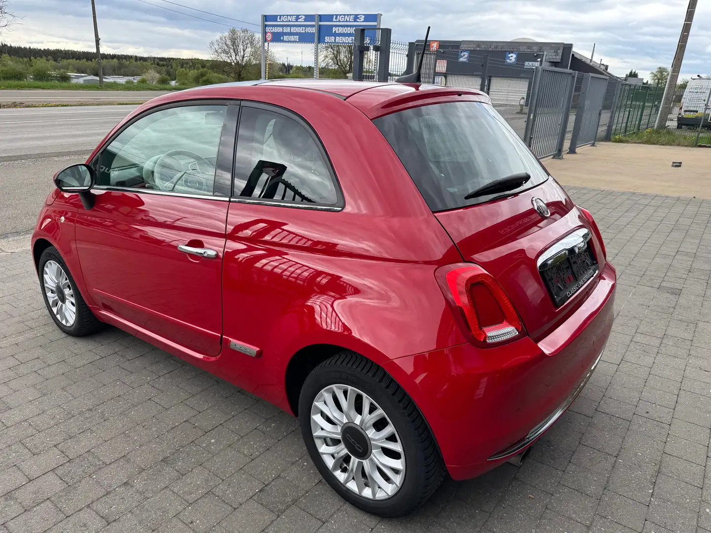 Fiat 500 1.2i Lounge (EU6d-TEMP) Rojo - 2