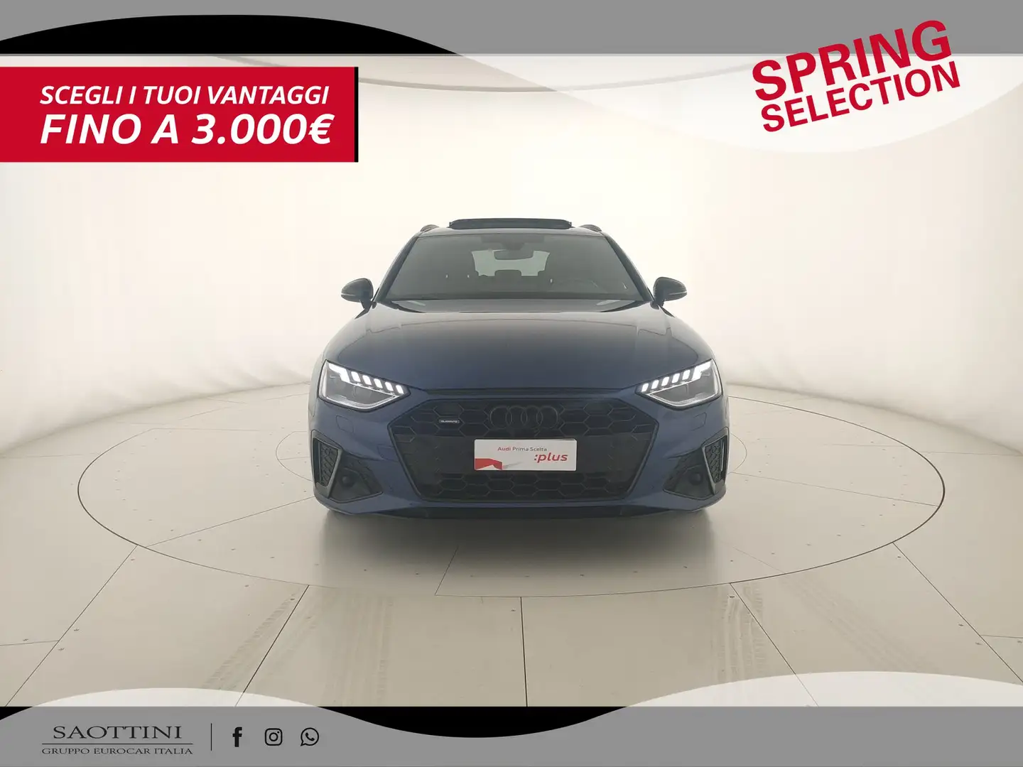 Audi A4 Avant 40 2.0 TDI S line edition quattro S tronic Blu/Azzurro - 2