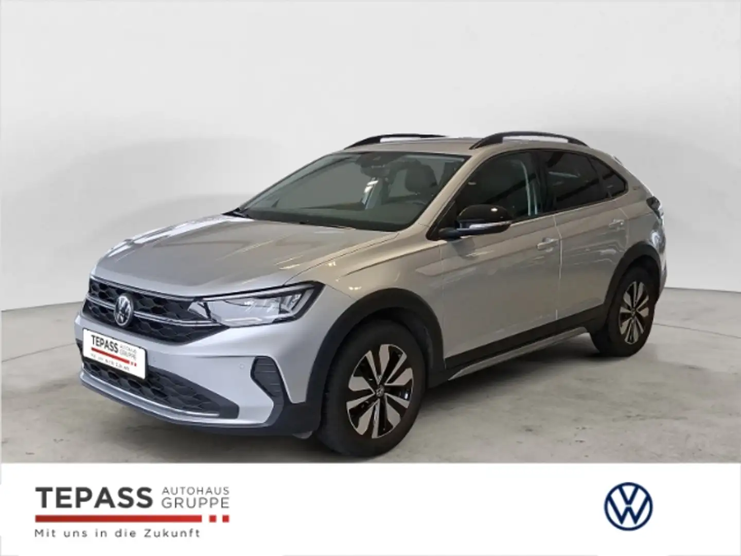 Volkswagen Taigo 1.0 TSI DSG Goal NAVI LED ACC RFK GJR Silber - 1