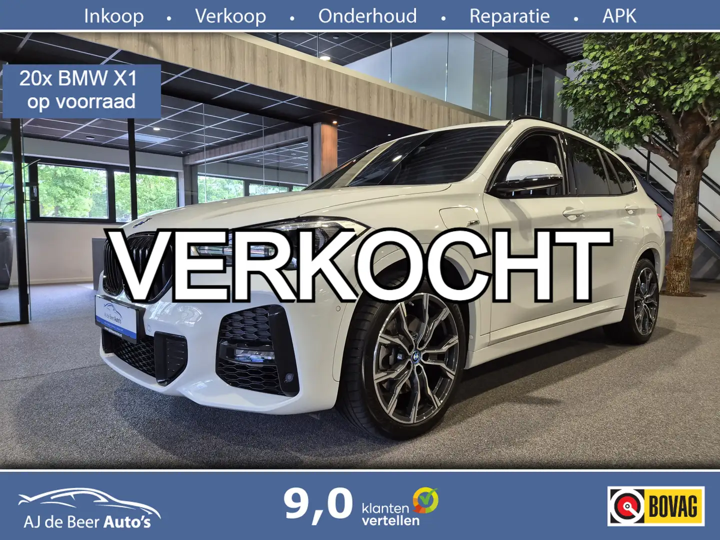 BMW X1 xDrive25e High Executive M-sport Groot Navi | Pano White - 1