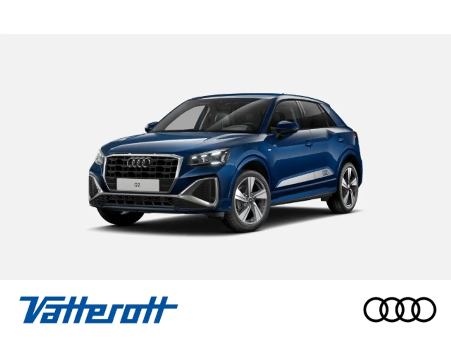 Audi Q2 35 TFSI S line Matrix AHK ACC Car-Play Blau - 1