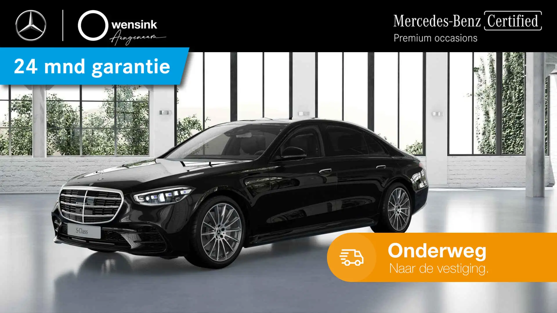 Mercedes-Benz S 580 e 4MATIC Lang AMG Line | Achterasbesturing | Head Zwart - 1
