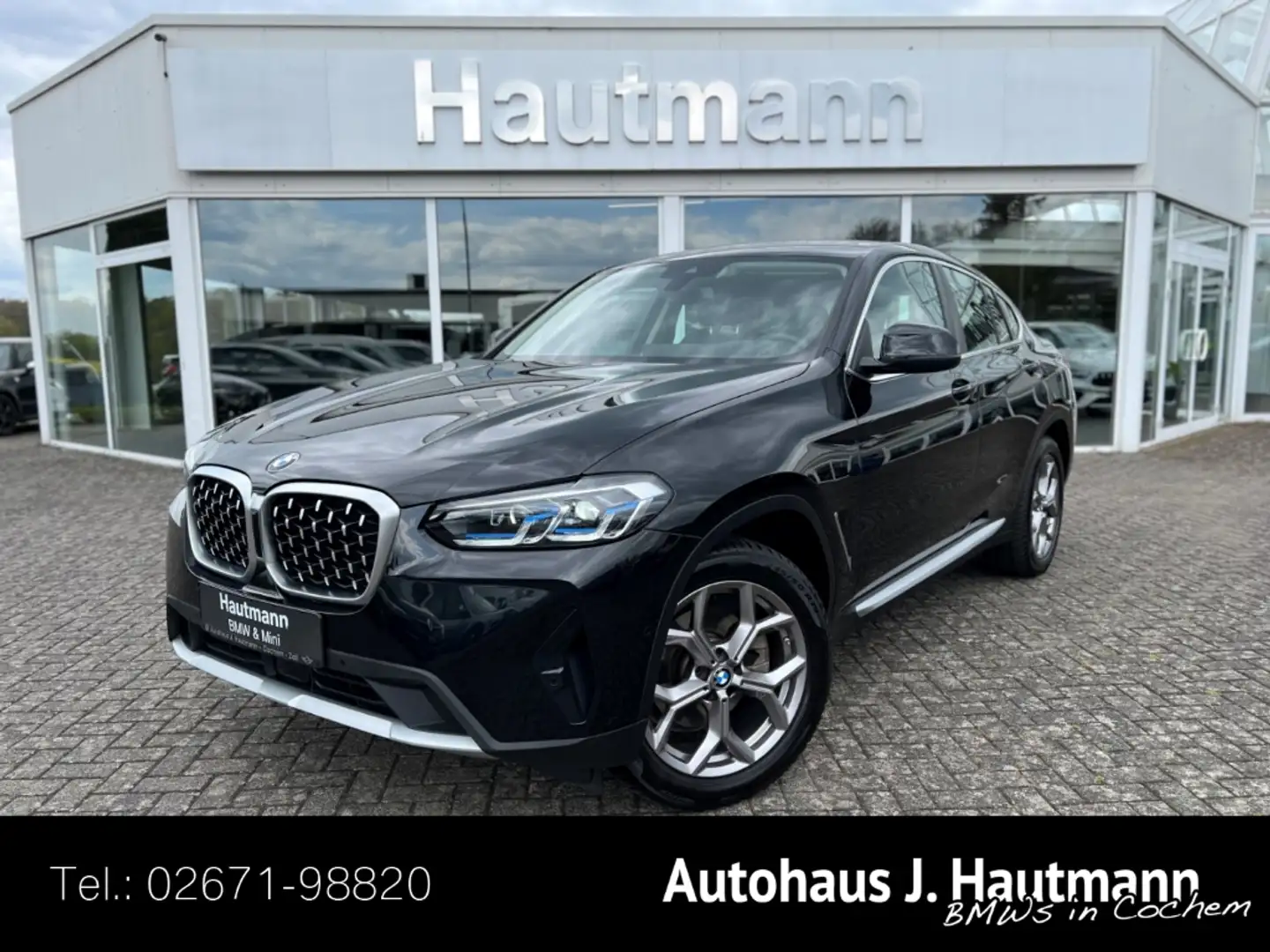 BMW X4 xDrive 20 d *'1.HAND*LASER*HUP*ACC*el.Sitze* Noir - 1