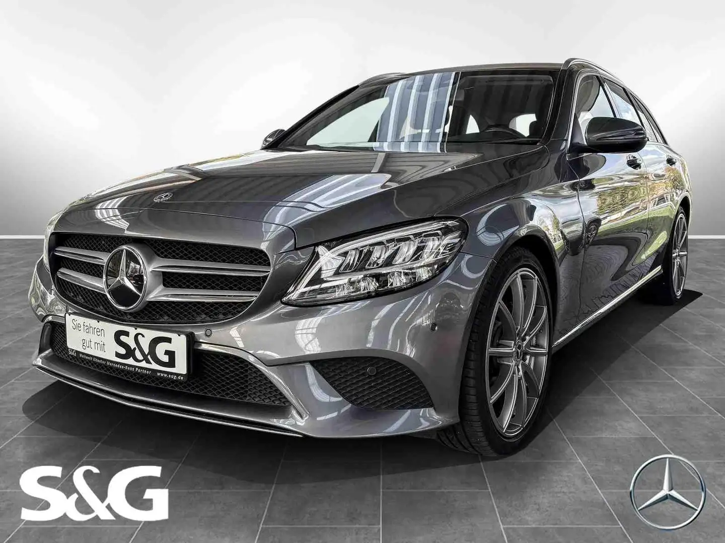 Mercedes-Benz C 300 T AVANTGARDE LED+Totwink+RüKam+17Zoll Grau - 1