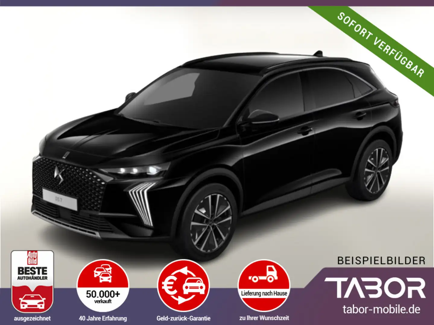 DS Automobiles DS 7 Crossback 130 EAT8 Pallas Pano LED Nav Keyl Kam SHZ PDC Negru - 1