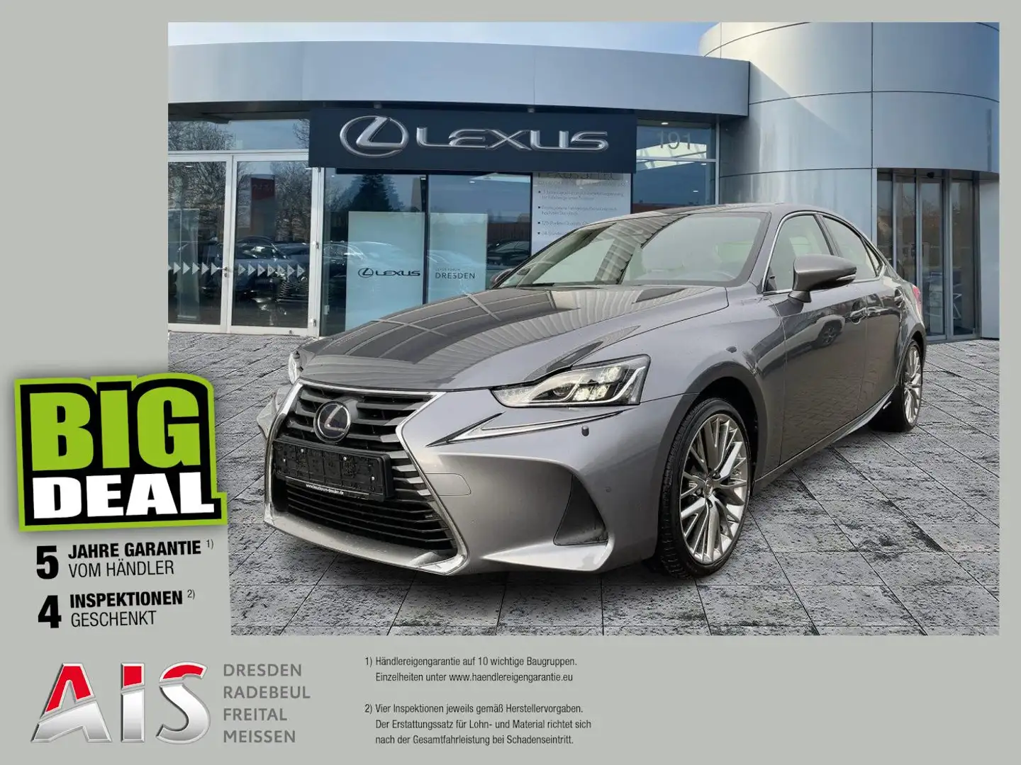 Lexus IS 300 h Luxury Line Schiebedach*ACC*Navi*KAM*DAB Grau - 1