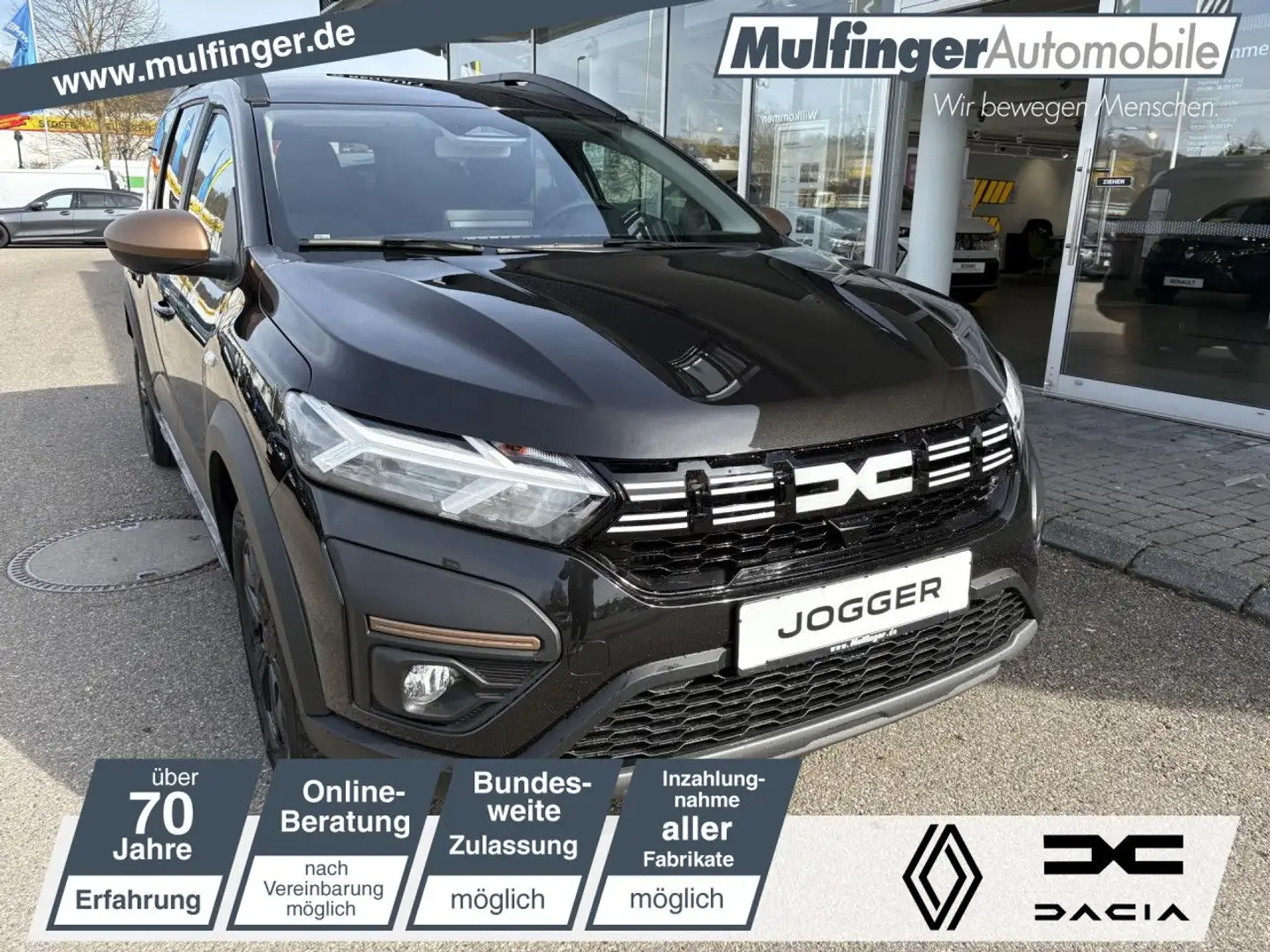 Dacia Jogger Extreme HYBRID 140 Klima Einparkhilfe Zwart - 1
