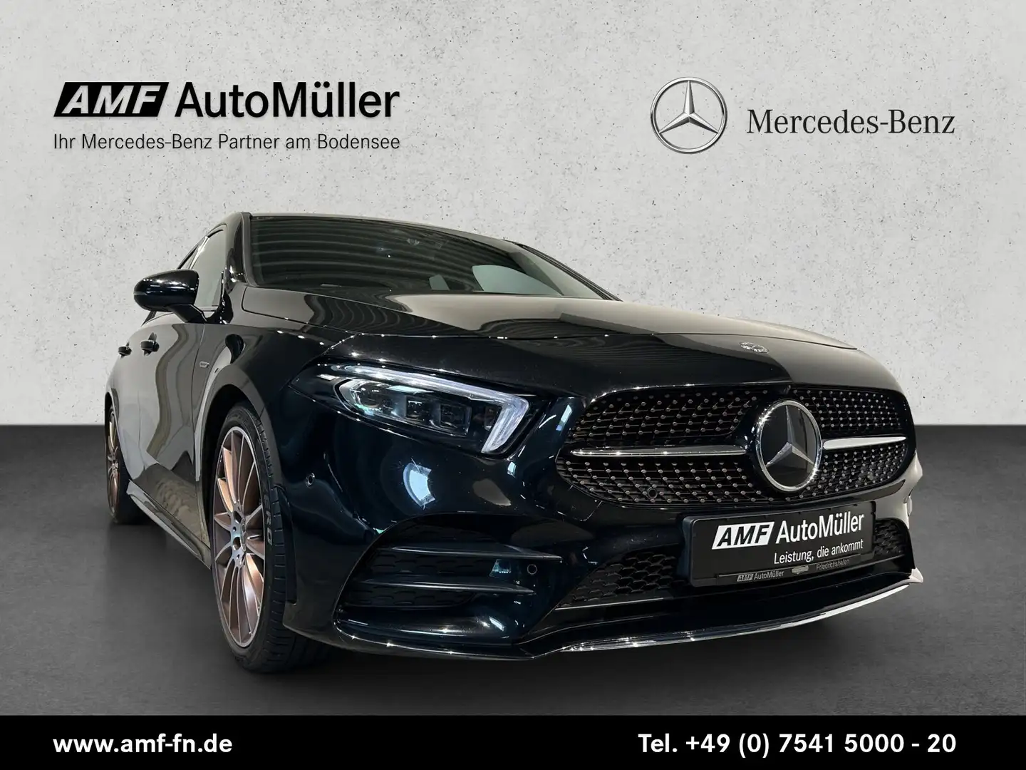 Mercedes-Benz A 250 A 250 4M AMG LINE HUD+360°+DISTRO+BURME+KEYLESS+ Noir - 1