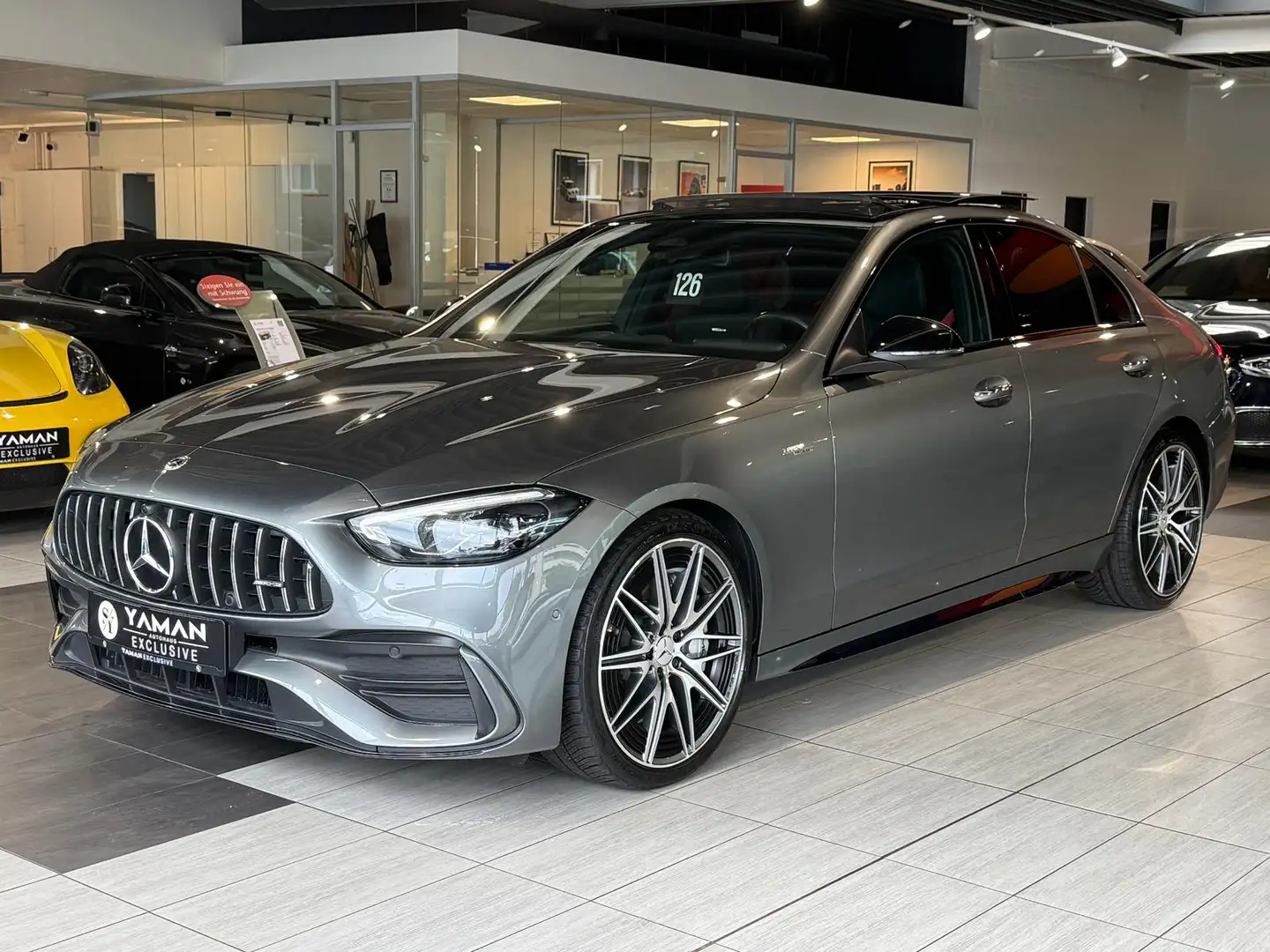 Mercedes-Benz C 43 AMG 4M Pano*Burmester*Night*Keyless Gris - 1