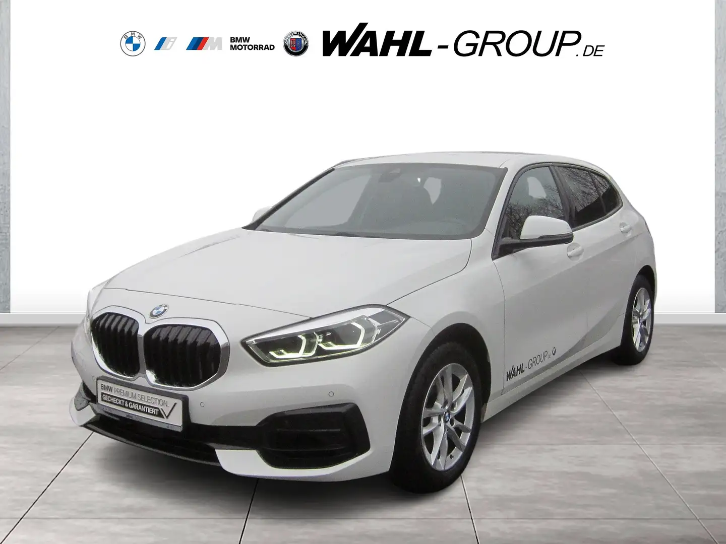 BMW 116 i SPORT LINE LC PROF LED AHK GRA PDC SHZG DAB WLAN Weiß - 1