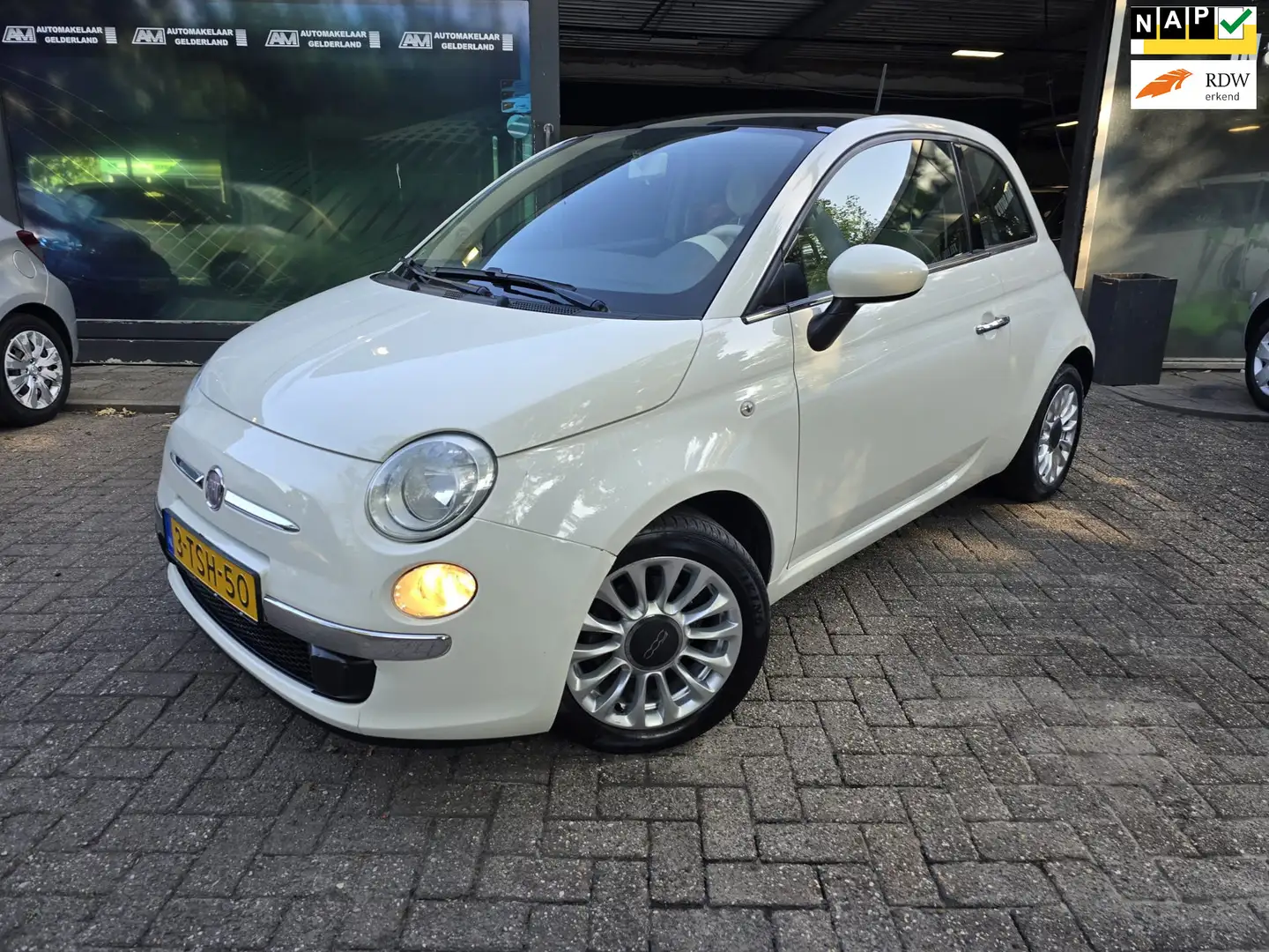 Fiat 500 0.9 TwinAir Turbo Lounge | 3E EIGENAAR | 12MND GAR Bianco - 1