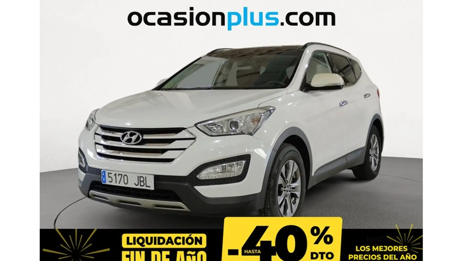Hyundai SANTA FE 2.0CRDi 4x2 Klass Sky Nav 7s Blanc - 1