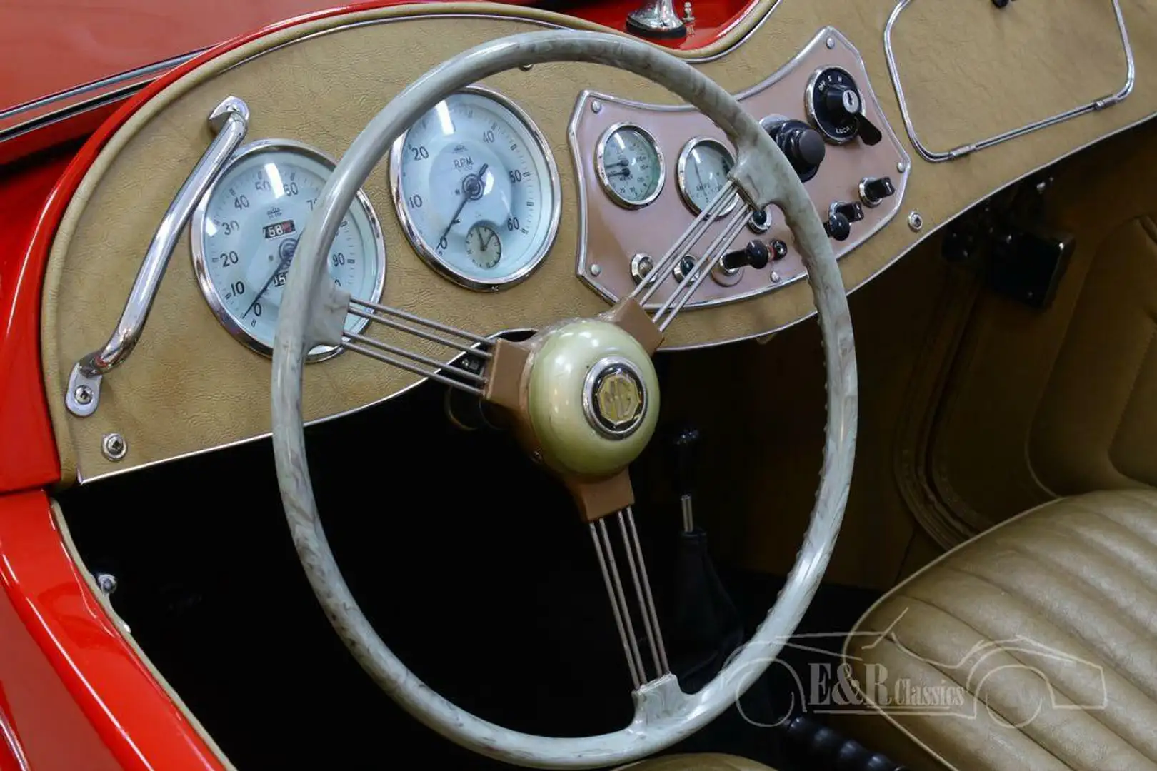 MG TD Gerestaureerd | Onderhoudshistorie aanwezig | 1953 Rosso - 2